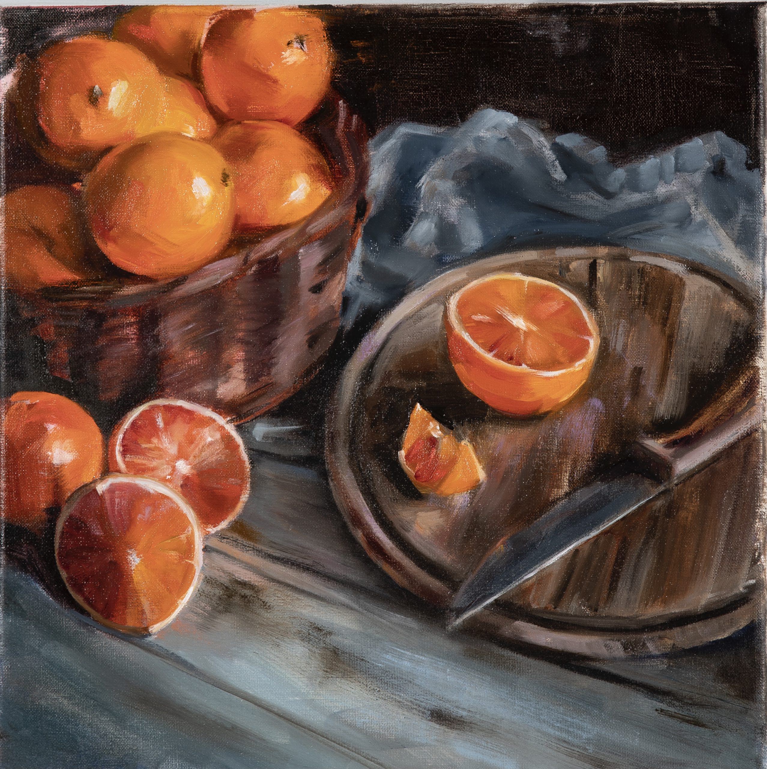 Still Life With Oranges
